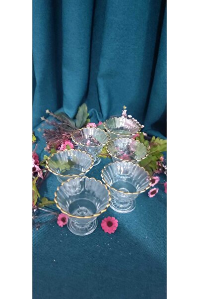 ORTAKÖY CENNETİ Lokumluk Çerezlik 6 Units of Magnolia Gold Gilded Presentatio...