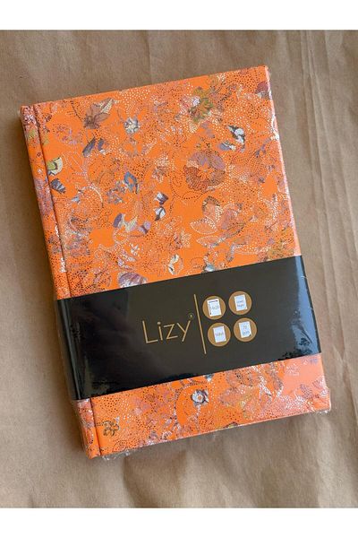 Adalinhome Atakids Lizy Copertă din piele Caiet cu model floral 14x20 cm 70 coli Copertă rigidă