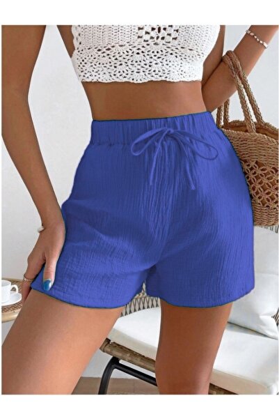 MOONBULL Belden Bağlamalı Şort