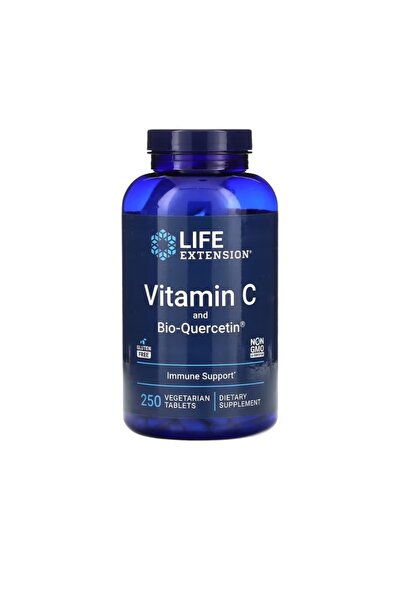 Life Extension Vitamin C And Bio-Quercetin 250 Vegetarian Tablets usa342