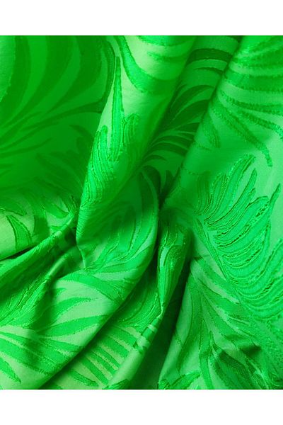 Kumaş Parça Chiffon in Vibrant Green (Width 130 cm X Length 150 cm)