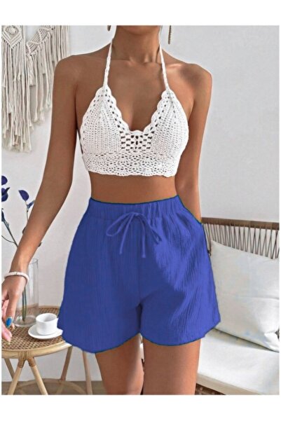 MOONBULL Belden Bağlamalı Şort