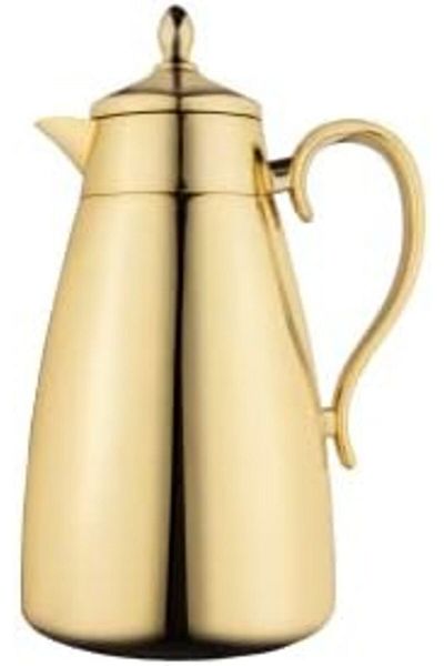 ALSAIF Shahd Coffee And Tea Vaccum Flask Size: 1 Liter, Colour: Gold