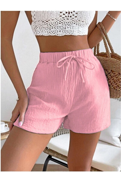 MOONBULL Belden Bağlamalı Şort
