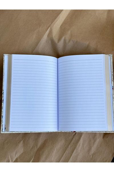 Adalinhome دفتر Atakids Lizy بغطاء جلدي منقوش بالزهور مقاس 14 × 20 سم و70 ورقة بغطاء صلب