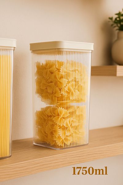 Arma House White Lux Line Plus Food Storage Container 1750 ml