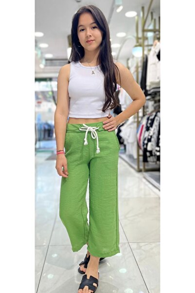 Minimoda Kids Keten Kısa Pantolon