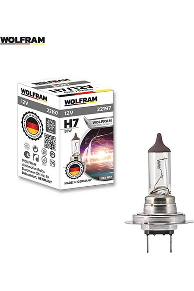WOLFRAM 12V H7 Ampul 55W Standart Germany
