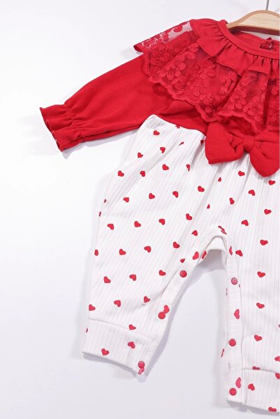 Babydonat Lace Collar Baby Girl Romper 100% Cotton