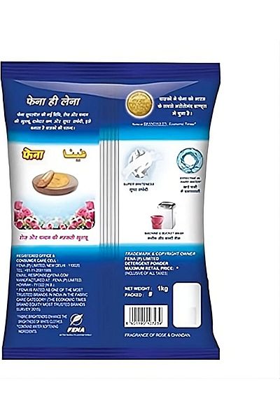 BONUS FENA Washing Powder, Clean And Fresh Fragranced Laundry Detergent For Clothes, Family Pack- 2 kg