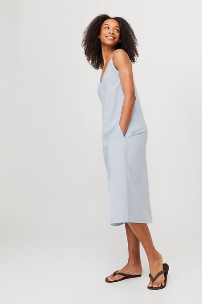 Jack & Jones Women's V-Neck Strap Dress - Siva
