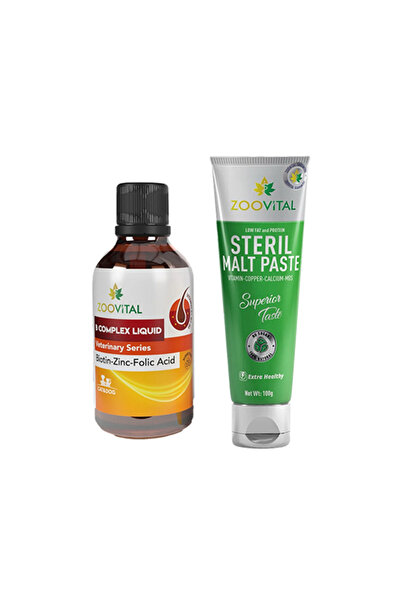 Zoovital Kediler İçin B Plus Damla 50 ml + Steril Malte Paste 100 gr Kısırlaş...