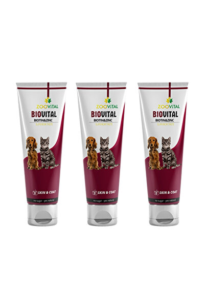 Zoovital Biovital Paste 100gr Kedi Ve Köpek Deri Ve Tüy Sağlığı 3 Ad (3x100 Gr)