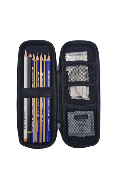SYArts Sketch Pencil Starter Set with Bag (A5 120 Gr 40 Yp Notebook with Gift) New Gift Set