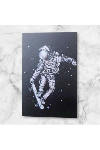 ÇİLEKHOMEAVM caietul de suveniruri zilnic astronaut