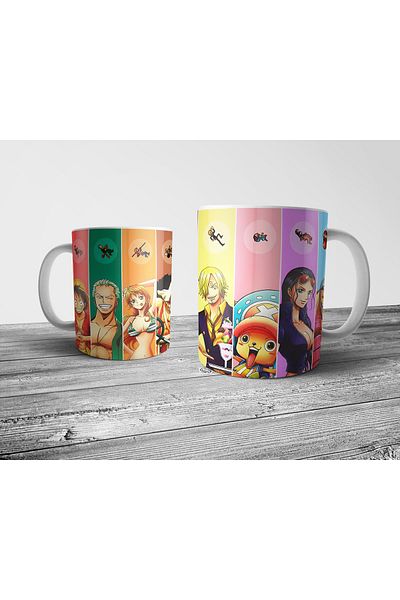 Pixxa One Piece Anime Manga Mug Cup Model 3