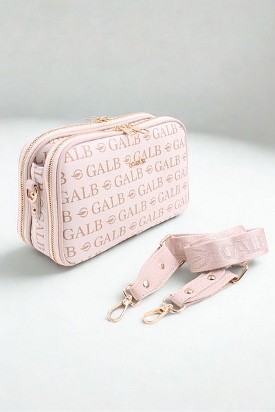 GALB LEATHER Geantă de umăr pentru femei din piele Lakoste crem de mărime medie - Geantă de mesager casual cu 5 compartimente