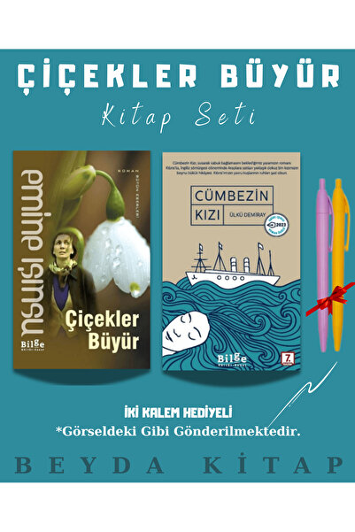 Bilge Kültür Sanat Çiçekler Büyür - Cümbezin Kızı - Emine Işınsu - Kitap Seti...