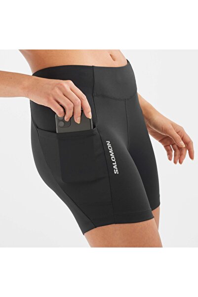 Salomon CROSS RUN Kadın Şort Tayt Black LC2039300