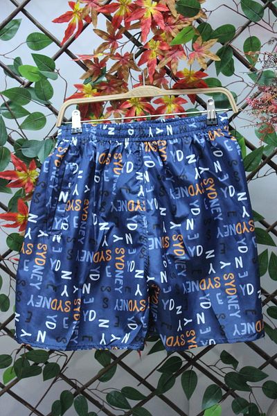mikam Adult Men's Color Printed Patterned Parachute Fabric Short Shorts That Will Hit the Summer\