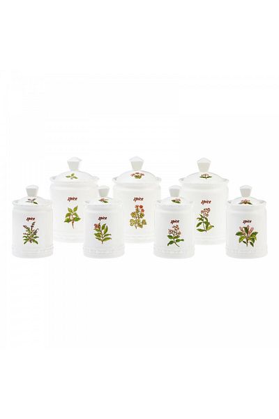 Karaca Woodland 7 Piece Spice Jar Set