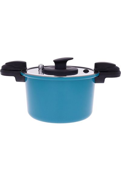 ALSAIF Vetro Low Pressure Cooker 24x15.8cm Forged Aluminum 3.0m Size: 6l Color: Green K797005/gr
