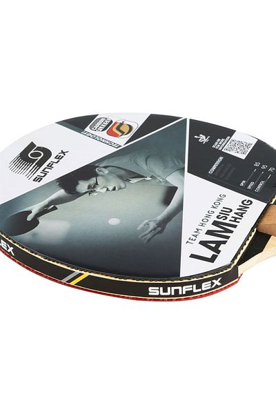 SUNFLEX Unisex Racket - Colorful Sunflex Tt Bat Lam Siu Hang Table Tennis Racket 10379