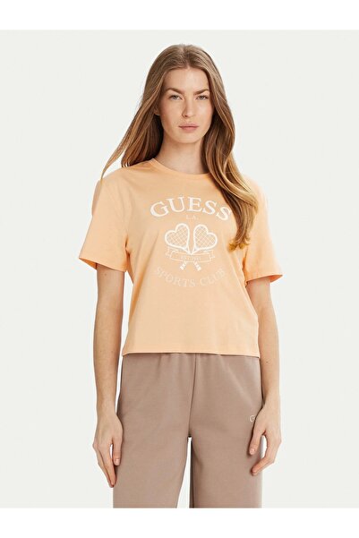 Guess Women's Pink Casual T-Shirt