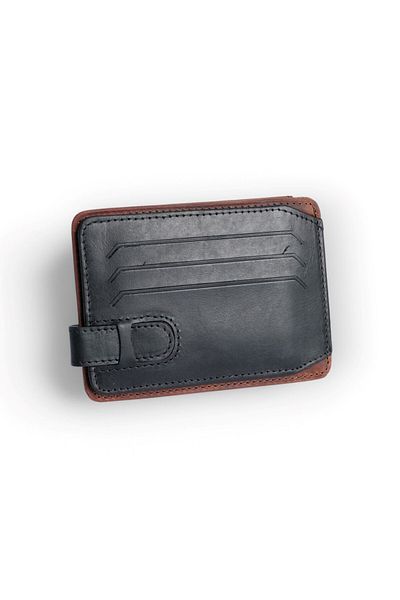 Modica Fermi - Genuine Leather Minimalist Men's Card Holder, Slim Wallet