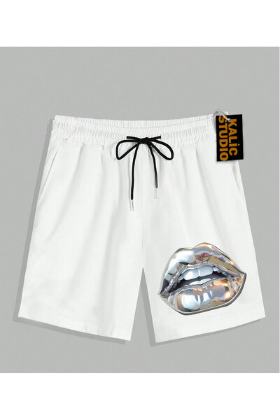 Kalic Studio UNISEX Ανδρικό καλοκαιρινό σορτς με σχέδιο Bay Grillz