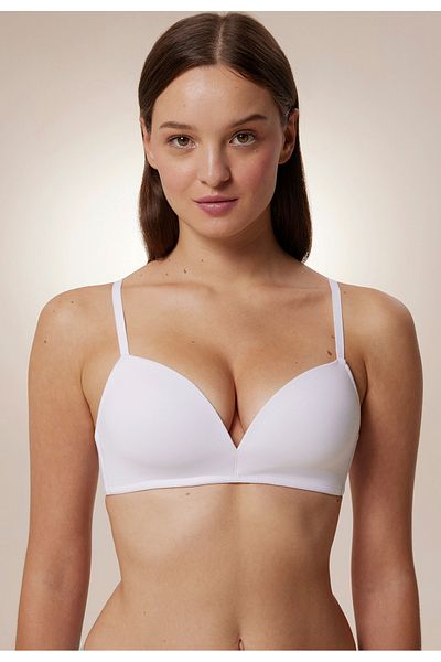 Penti #neverwear Weißer, gemütlicher, bügelloser Baumwoll-BH