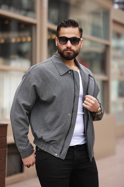 LUMAST UNISEX OVERSIZED ΕΛΑΦΡΙΑ ΛΕΠΤΗ ΑΝΟΙΞΗ ΜΠΟΥΦΑΝ