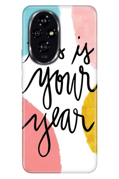 Cekuonline Case for Honor 200 Case Decorative Silicone Printed A58 Cover Your...