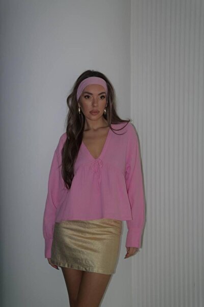 ABOUT US بلوزة موسلين ريلاكس # 103