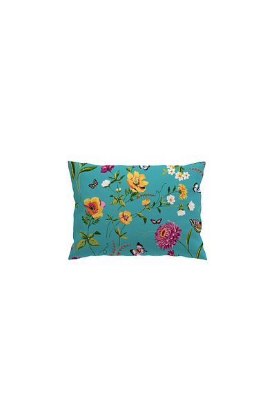 Filamente Double Sided Digital Printing Throw Pillow Cover Flower Garden
