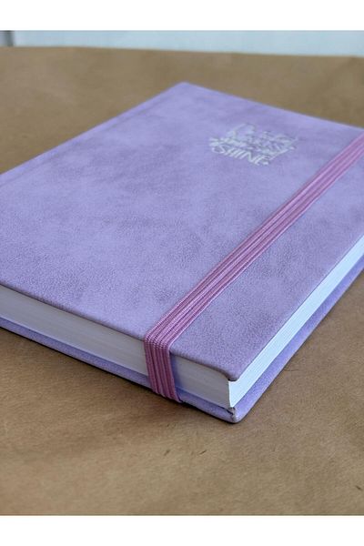 Adalinhome Caiet de note din piele artificială Velü AtaKids Lizy Mottolu 14x20 cm, 168 pagini