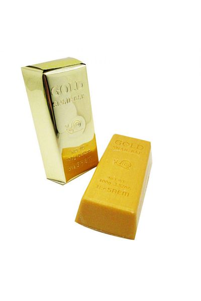 THE SAEM Gold Snail Bar Face Soap - 100 g