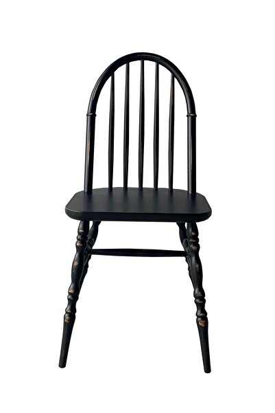 Woodenbend Luna Ahşap Sandalye (ESKİTME SİYAH)