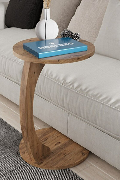 Limnizza C Sehpa Koltuk Sehpası Yan Sehpa Zigon Sehpa Servis Sehpası Yuvarlak...