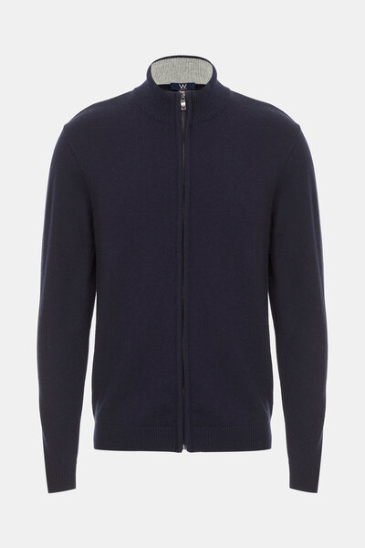 W Collection LACİVERT TRİKO KAZAK