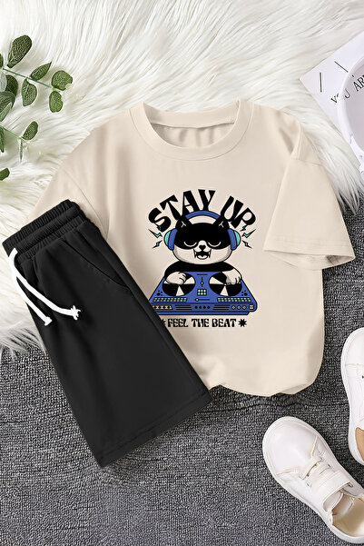 MYADA Преміум Stay Up з написом DJ Cat з принтом, 2-х частинний комплект для ...