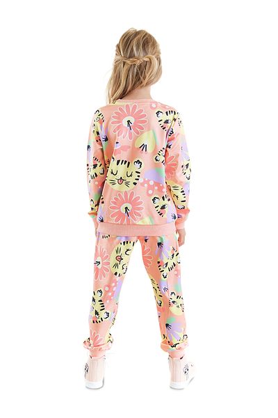 Denokids Set de trening Floral Cat Girl