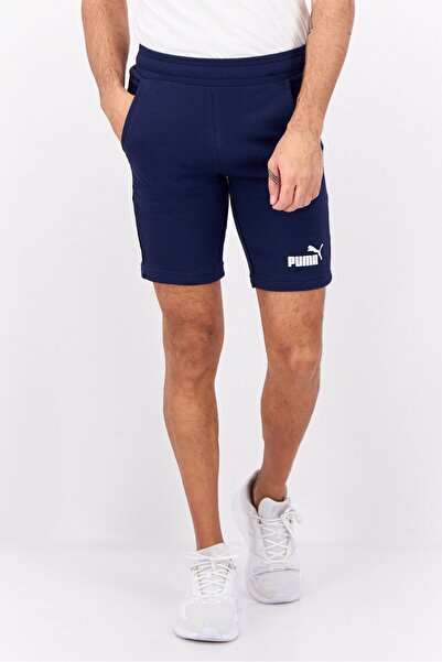 Puma شورت تدريب رجالي ضيق، أزرق داكن