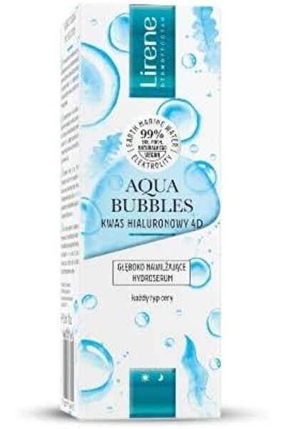 Lirene سيروم أكوا بابلز بحمض الهيالورونيك رباعي الأبعاد | لجميع أنواع البشرة ...