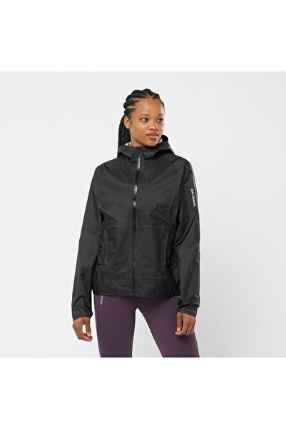 Salomon BONATTI WATERPROOF Kadın Yağmurluk Black LC2128900