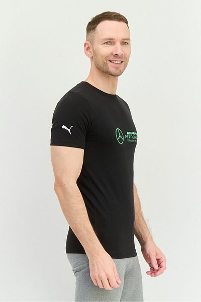 Puma Men AMG Petronas Sportswear Fit Short Sleeves Outdoor T-shirt, Black