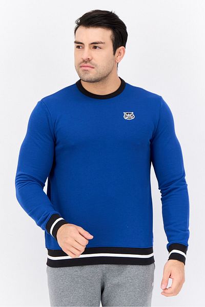 Puma Men Sportswear Fit Long Sleeve Outdoor Sweatshirts, Blue
