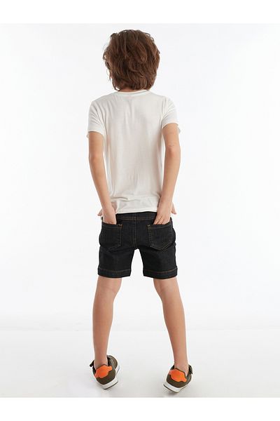 Denokids Set de pantaloni scurți din blugi pentru băiat Monster Car