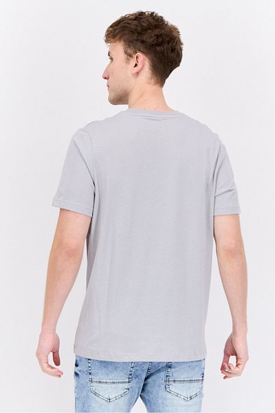 Puma Men Sportswear Fit Short Sleeve Outdoor T Shirt, Silver