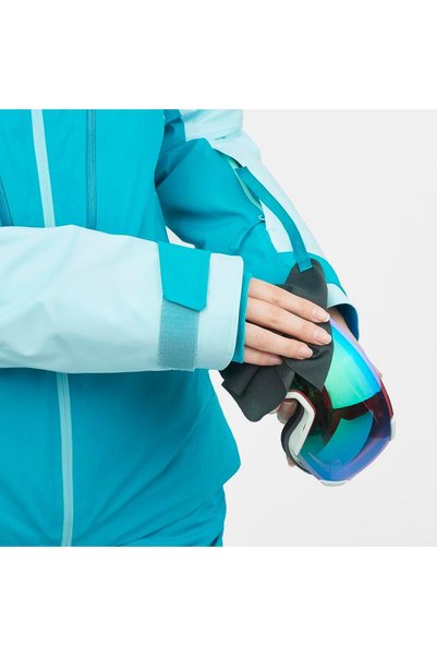 Salomon BRILLIANT Kadın Kayak Montu Enamel Blue LC2143400